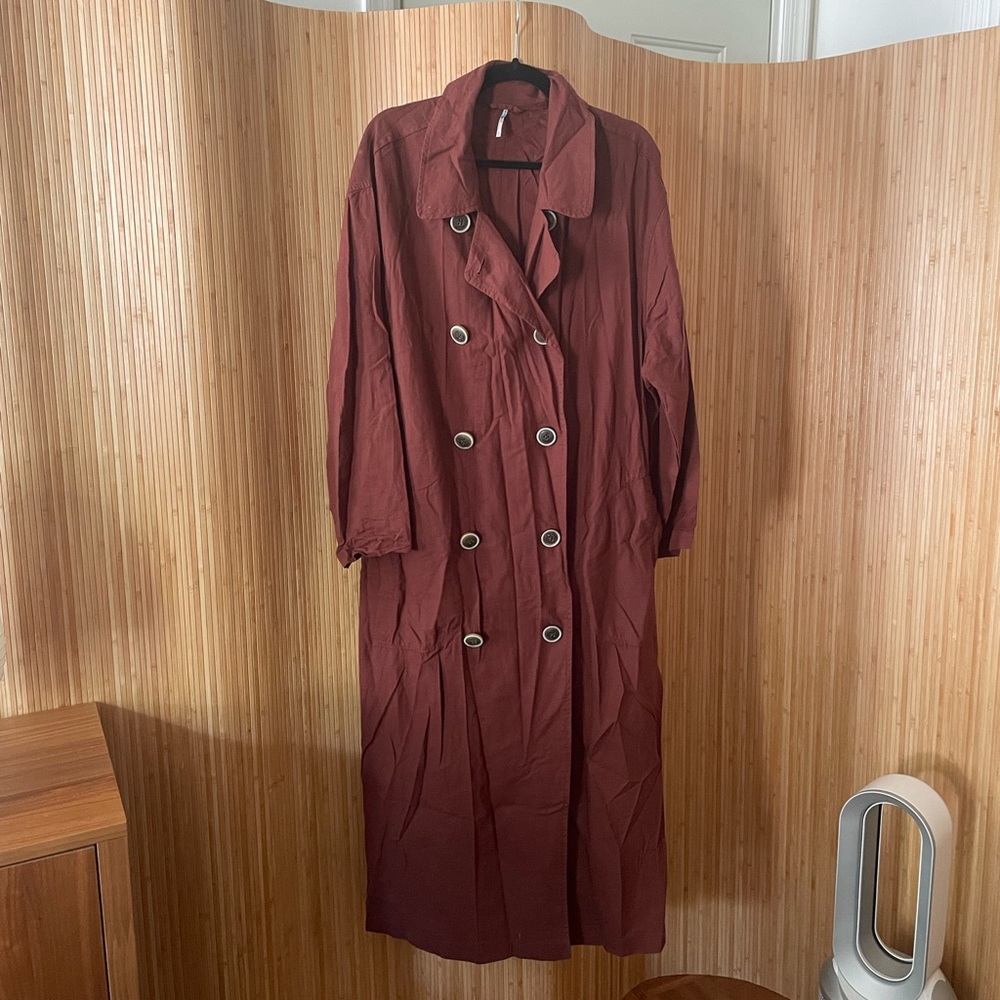 Sweet Melody Free People lightweight maxi trench